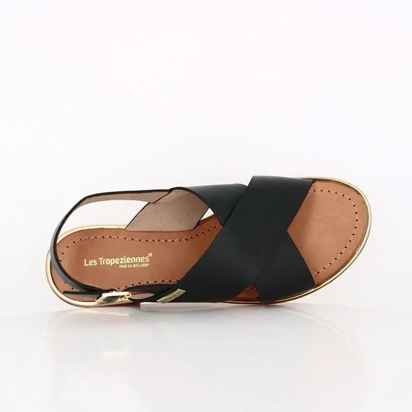 LES TROPEZIENNES HILIANA Crossover flat sandals - Picture 8 of 8